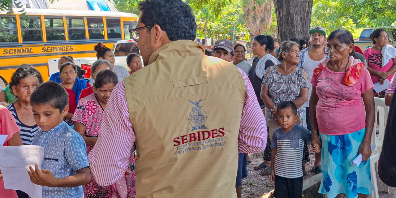 LLEVA SEBIDES APOYOS HUMANITARIOS A MÁS DE 200 FAMILIAS DE COMUNIDADES INDÍGENAS DE ESCUINAPA Y MAZATLÁN